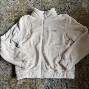 Columbia Kids Cream Fuzzy Jacket